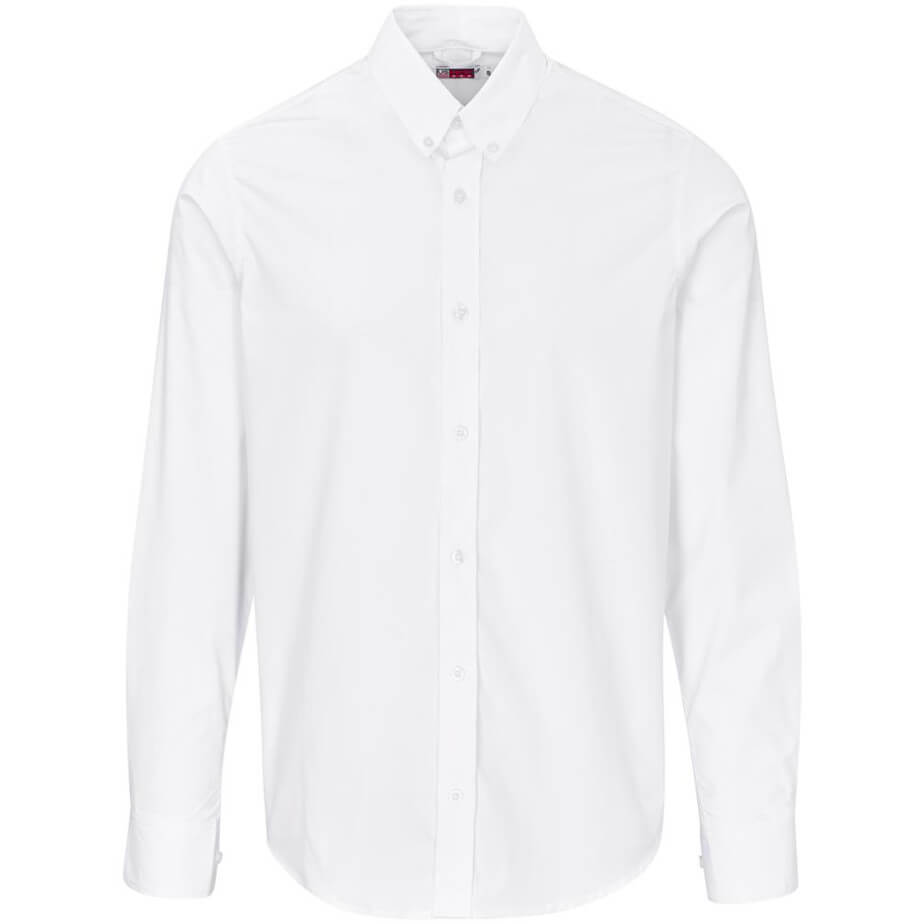 Mens Long Sleeve Sheffield White